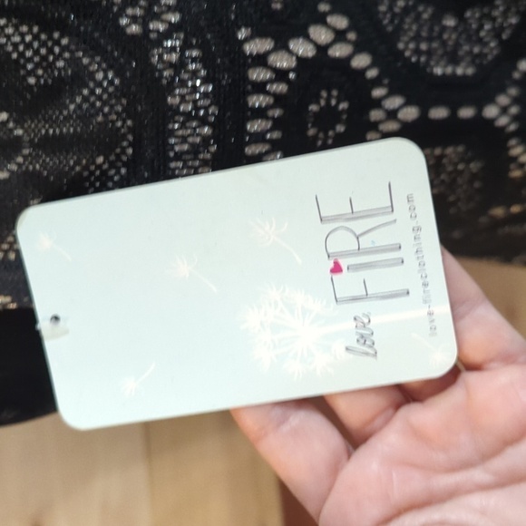 Nwt medium love fire, black and gold party dress - Picture 7 of 7